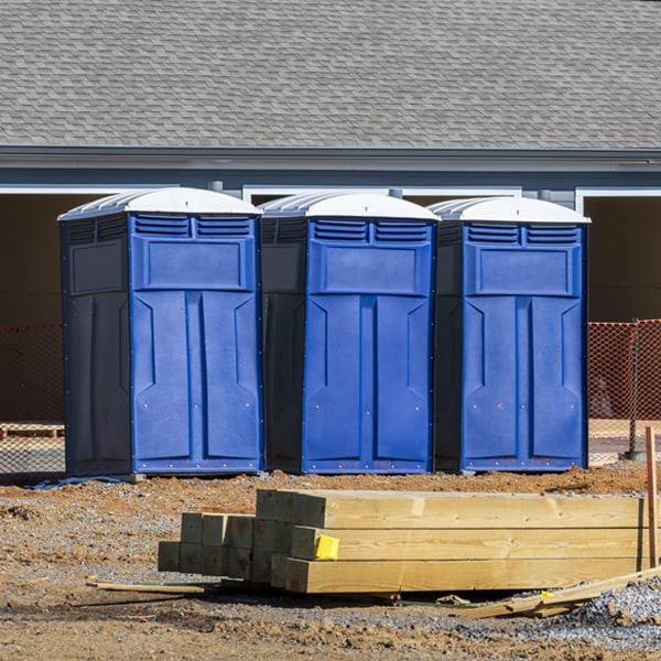 how can i report damages or issues with the porta potties during my rental period in Pacific Missouri